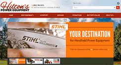 Desktop Screenshot of hiltonspowerequipment.com